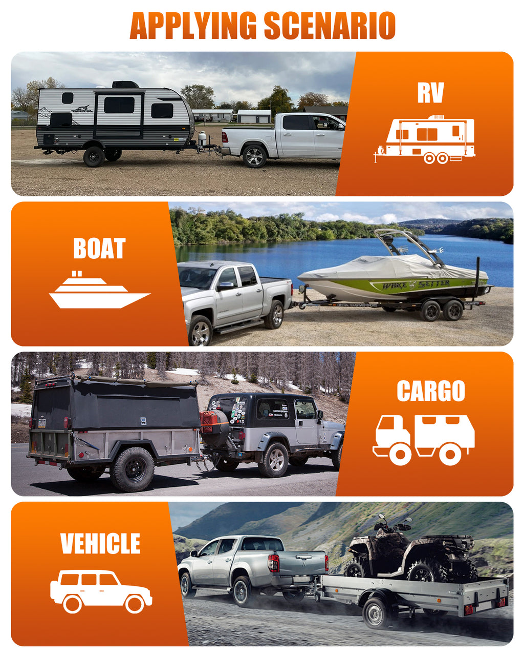 Adjustable Trailer Hitch, Dual Ball Tow Hitch Fits 2'' Receiver, 8‘’ Drop/Rise Truck Hitch, Max 12,500 LBS GTW, Aluminum Drop Hitch with Anti-Theft Lock Pin